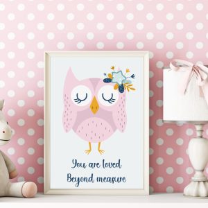 Owl Nursery Wall Art